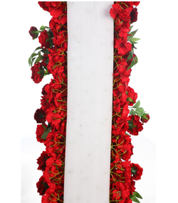 RED ROSES PANEL 200X40CM