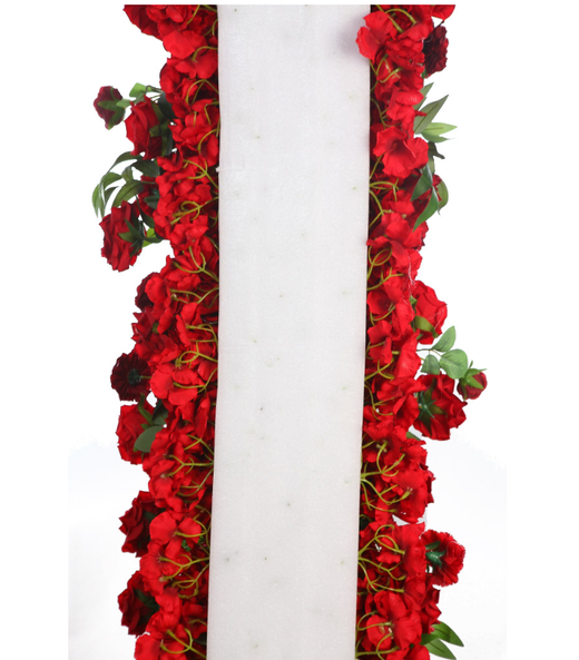 RED ROSES PANEL 200X40CM