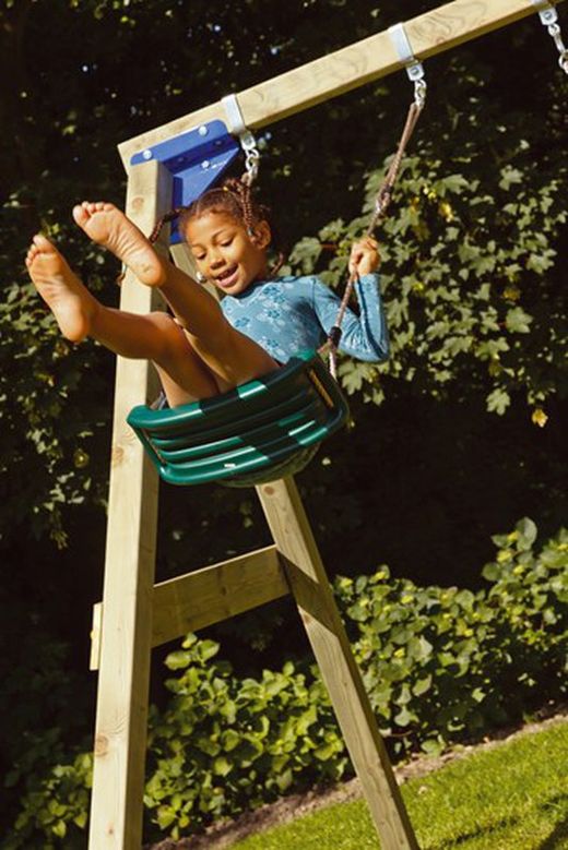 Parque de juegos torre kiosk + columpio doble