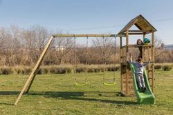 Parque infantil Tibidabo con columpio doble y tobogan