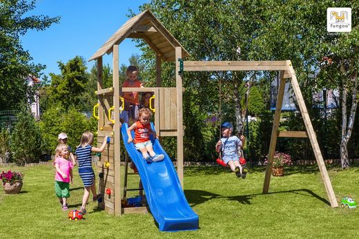 Kinderpark Carol 2 mit Haus und Kletterwand – Eleganz und Spaß in Ihrem Garten