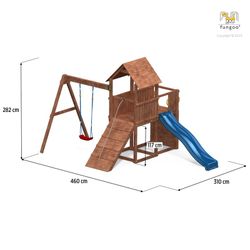 Aire de jeux CAROL 3 ​​​​complète et expansive - Plaisir garanti