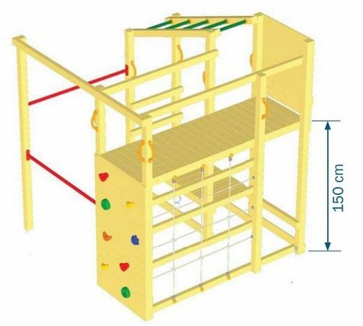 CROSSFIT playground with slide