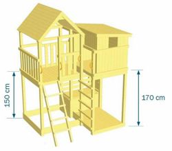 Palazzo XL playground with double swing