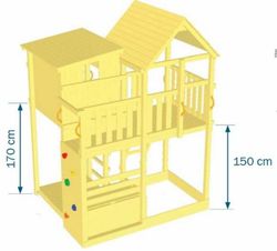 Palazzo XL playground with double swing