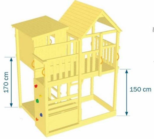 Palazzo XL playground with double swing