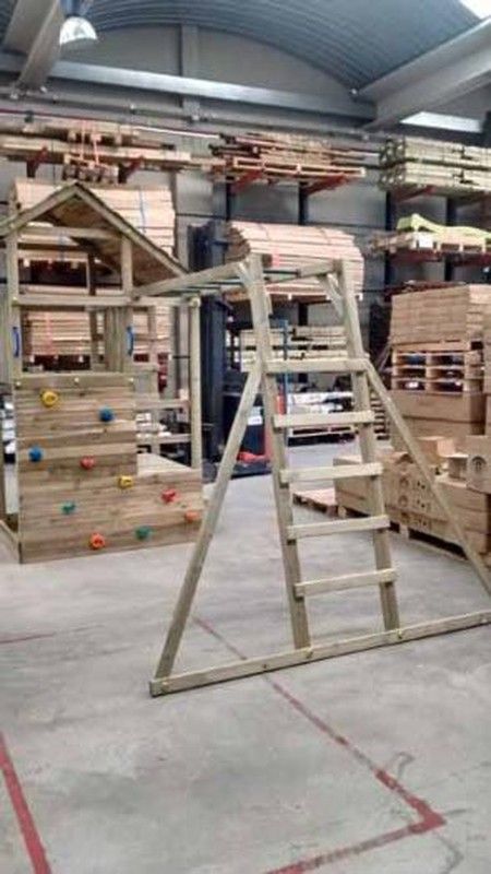 Parque infantil teide con escalera de mono