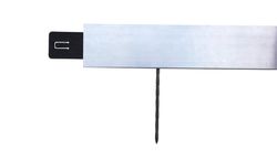 Perfil flexível de alumínio Aluplac 5x100x2300 mm