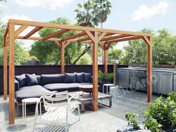 Pérgola autoportante laminada Fuengirola
