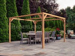 Pérgola autoportante laminada Tarragona