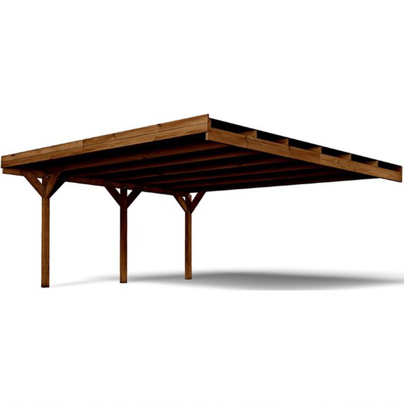 Pergola de madera 4x3 m - Pérgola tratada autoclave