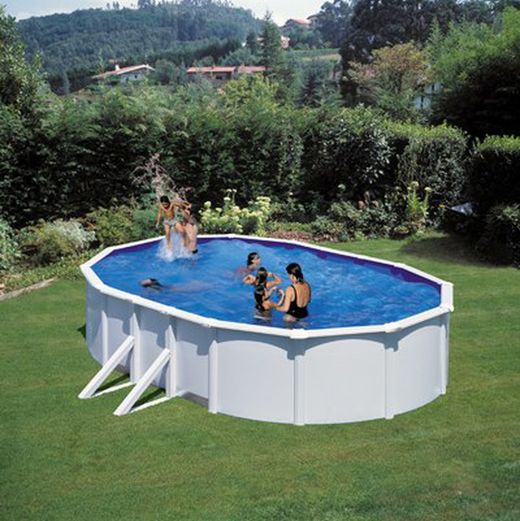 Piscina acero blanca GRE PROV503
