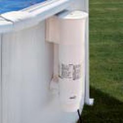 GRE PR353 Pool aus weißem Stahl