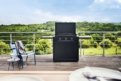 Modern gas griddle