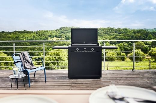 Modern gas griddle