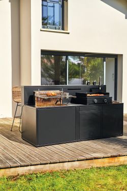 Modern gas griddle