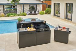 Modern gas griddle