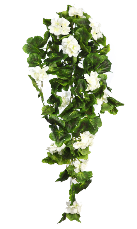 PLANTA GERANIO COLGANTE ARTIFICIAL 70CM