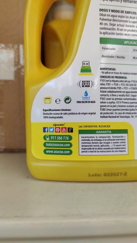 Potásico ECO 1 Litro concentrado multiusos