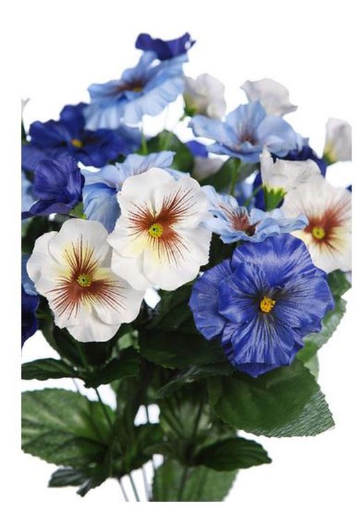Bouquet of artificial pansies