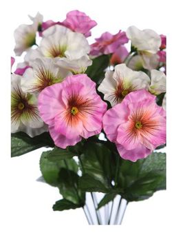 Bouquet of artificial pansies