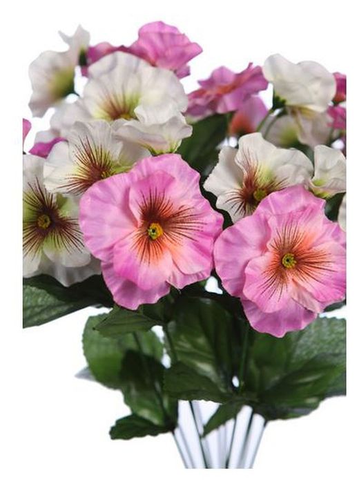 Bouquet of artificial pansies