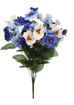 Bouquet of artificial pansies