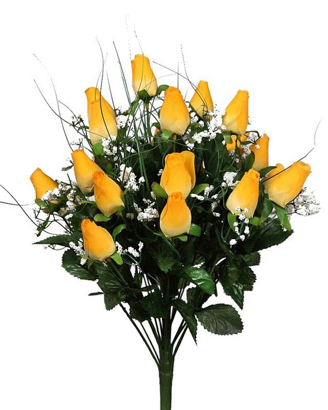 Pure Garden Rose artificiali – Set di 24 fiori finti Real Touch da 29,9 cm con steli per decorazione della casa, matrimonio, sposa/baby shower (rosa