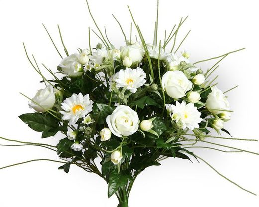 Ramo rosas y margaritas artificiales