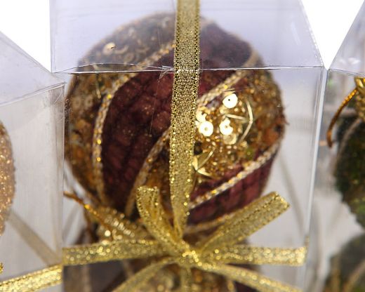 6 septembre boules de Noël 6.5cm