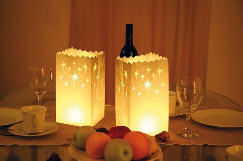 Lampes en papier motifs mixtes