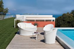 Aluminum garden relax chair with Apollo cushion