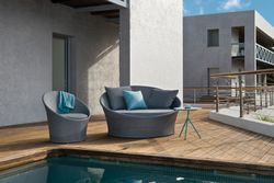 Aluminum garden relax chair with Apollo cushion