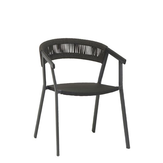 Auto aluminum outdoor dining armchair