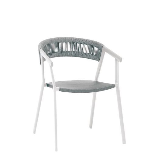 Auto aluminum outdoor dining armchair