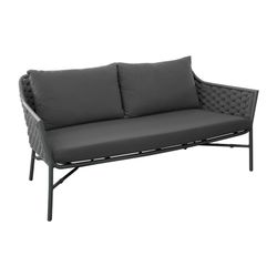 Rio 2-seater aluminum and synthetic rope sofa