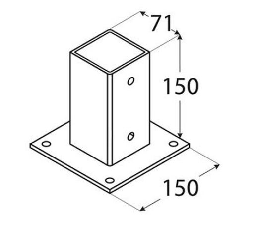 Soportes para Pergolas