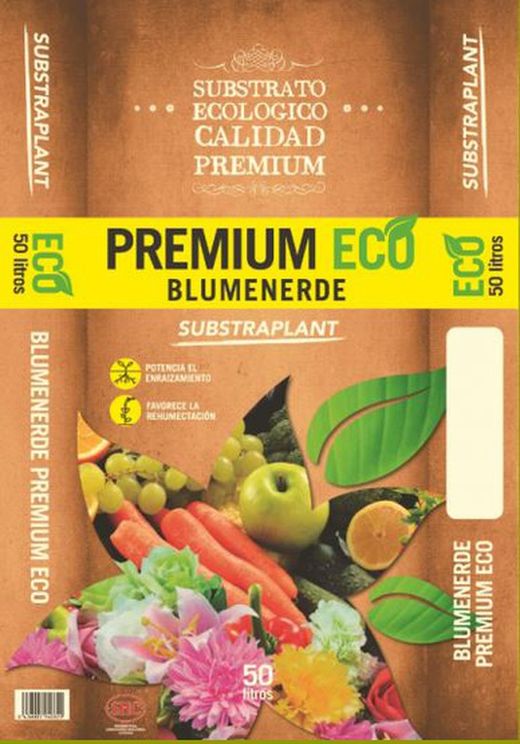 Sustrato de coco PREMIUM  y bluemenerde 70 litros