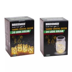 Barattolo di vetro per lampada solare