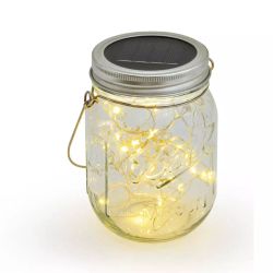 Barattolo di vetro per lampada solare