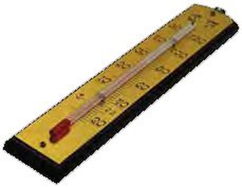 Termometro ambiente tradizionale in legno per misurare la temperatura  ambiente-può essere utilizzato all'interno o all'esterno ed è ideale per  casa