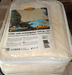Rectangular shade sail awning 150 gr / m2