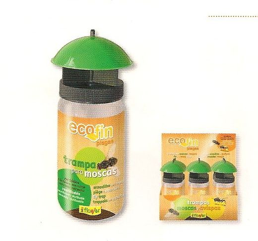 Trampa para moscas flower ecológica
