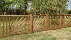 Valla madera pino Roseaux