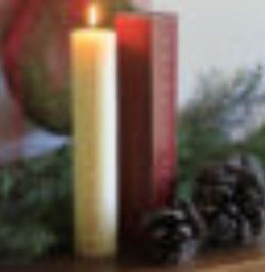 Advent calendar decorated candle 4,5x24cm