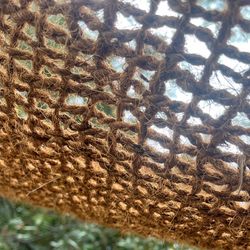 Malla sombreo de fibra de coco, protección natural y estilo