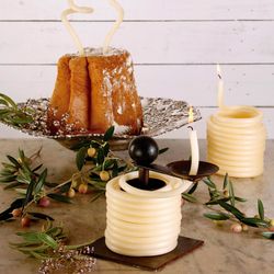 Scubi candle, spiral