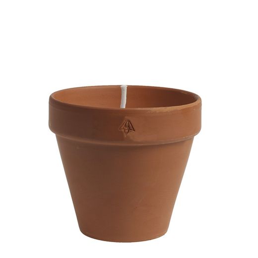 Anti-Mücken-Topfkerze aus Terrakotta, 13 x 11,5 cm